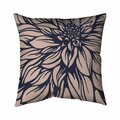 Begin Home Decor 26 x 26 in. Dahlia Flower-Double Sided Print Indoor Pillow 5541-2626-FL122-1